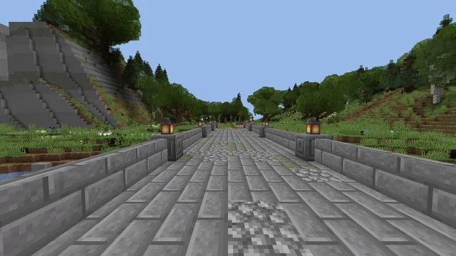 Medieval Valley Terrain Map, bridge deck