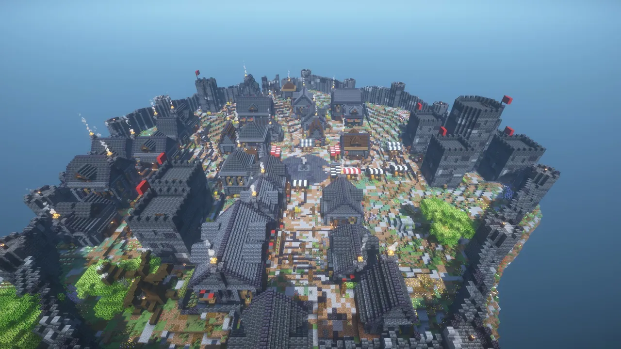 Dark Reach Warzone, aerial birdseye
