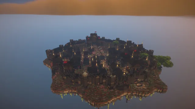 Dark Reach Warzone, island at dusk