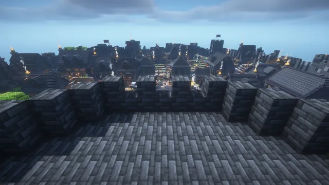 Dark Reach Warzone, view from the keep
