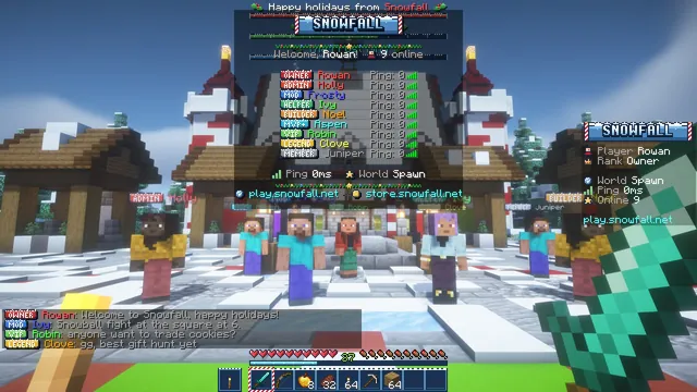 Frostbell Winter GUI Pack, tab list