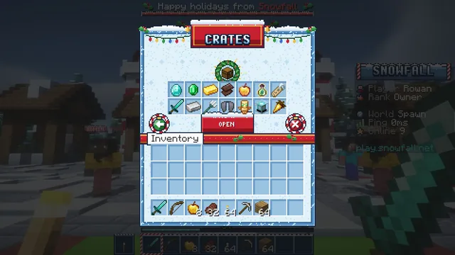 Frostbell Winter GUI Pack, crates menu