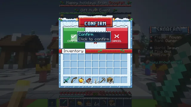 Frostbell Winter GUI Pack, confirm hover