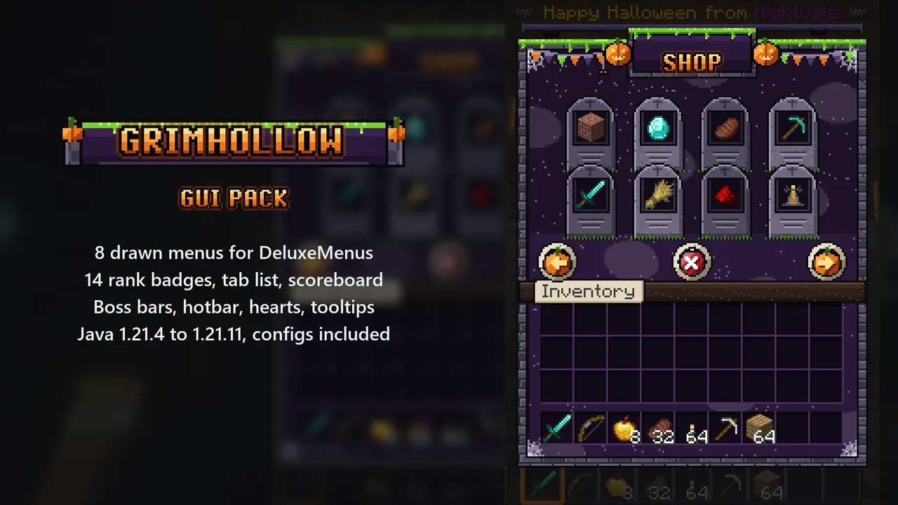 Grimhollow Halloween GUI Pack, cover