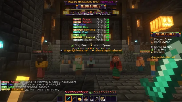 Grimhollow Halloween GUI Pack, tab list