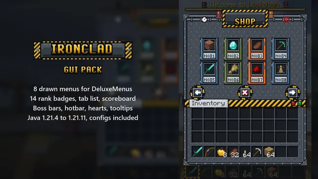 Ironclad Prison GUI Pack, cover