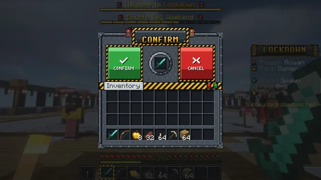 Ironclad Prison GUI Pack, confirm menu