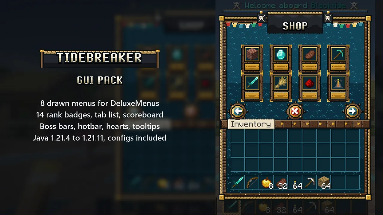 Tidebreaker Pirate GUI Pack, cover