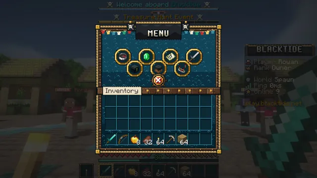 Tidebreaker Pirate GUI Pack, main menu