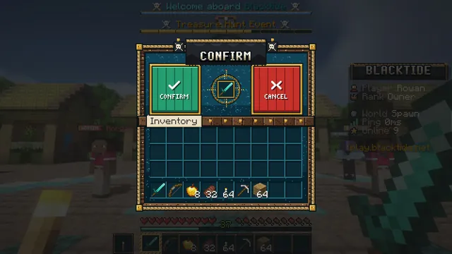 Tidebreaker Pirate GUI Pack, confirm menu