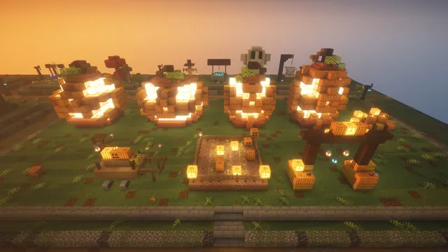 Halloween assets, pumpkins