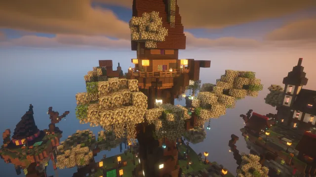Halloween Bedwars, haunted tree west