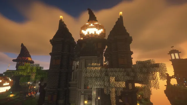 Halloween Skywars, middle close