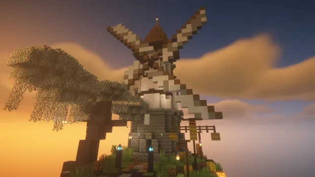 Halloween Skywars, mill close