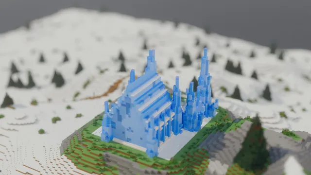 Aeloria Region Pixelmon Map, ice shrine