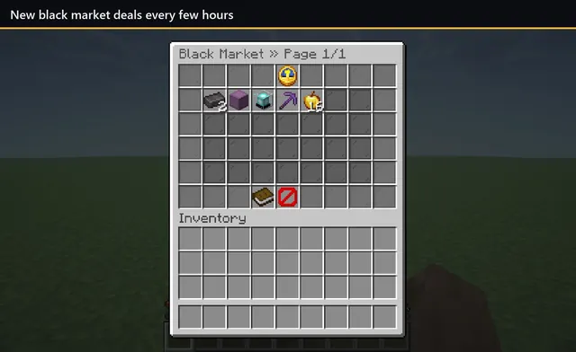 Chunkwright Auction House: New black market deals every few hours