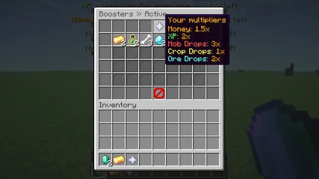 Chunkwright Boosters: Your current multipliers at a glance
