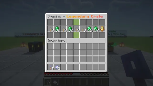 Chunkwright Crates: Right-click with a key: the middle row spins and slows down