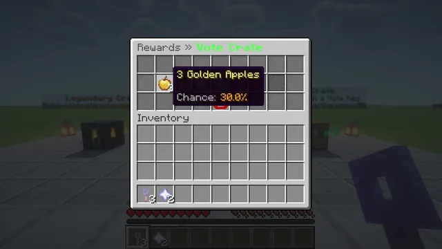 Chunkwright Crates: Left-click a crate to see every reward and its chance