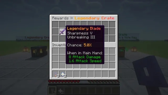 Chunkwright Crates: Rewards keep their names, lore and enchantments