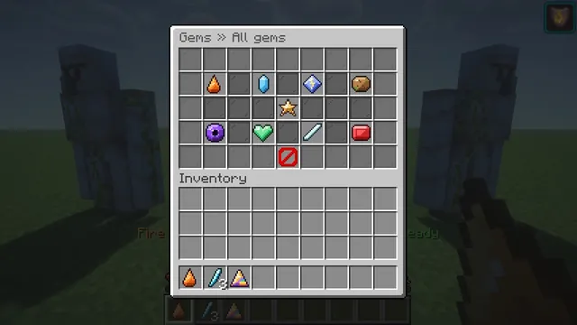Chunkwright Gems: All gems in one menu