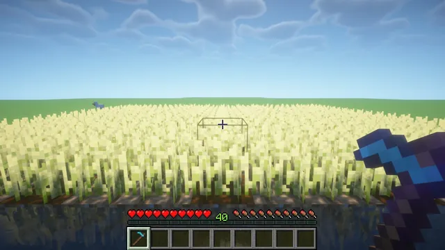 Chunkwright Harvester Hoes: Harvest and replant a whole area of crops with one hit