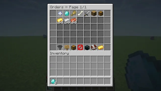 Chunkwright Orders: Search orders by item or buyer
