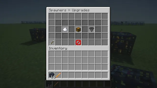 Chunkwright Spawners: Upgrades for spawn speed, storage size and drop amount