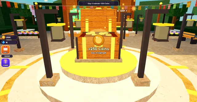 Daily Rewards and Codes, claim moment