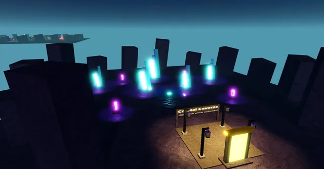 Gem Forge Tycoon, zone crystal caverns