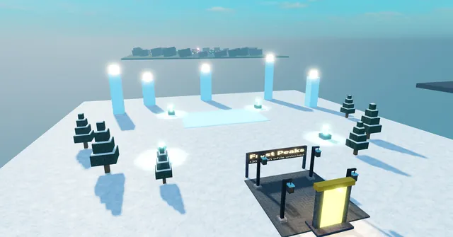 Gem Forge Tycoon, zone frost peaks