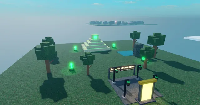 Gem Forge Tycoon, zone jade jungle