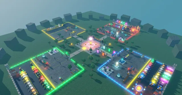 Gem Forge Tycoon, map aerial