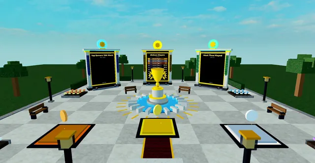 Global Leaderboards, plaza hero