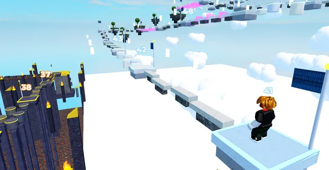 Obby Kit, 3 Themes, sky beams
