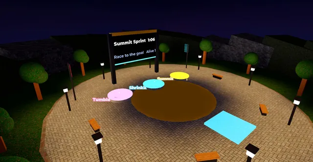 Round System Lite, lobby evening