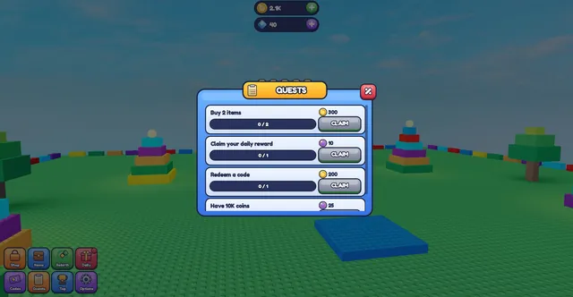 Stud UI Kit, quests