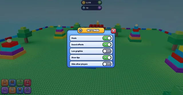 Stud UI Kit, settings