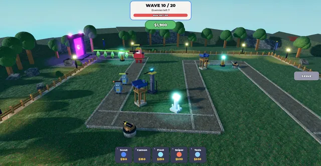 Tower Defense Kit, boss wave