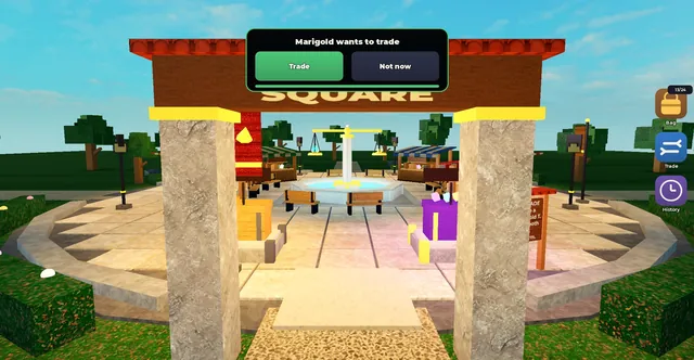 Trade and Inventory System, invite toast