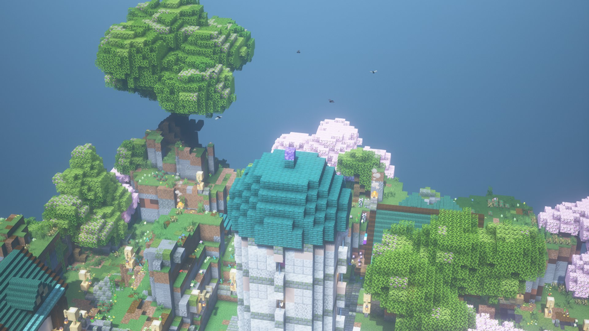 The shrine from the far side