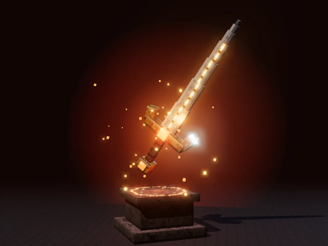 Custom item render. Ember blade