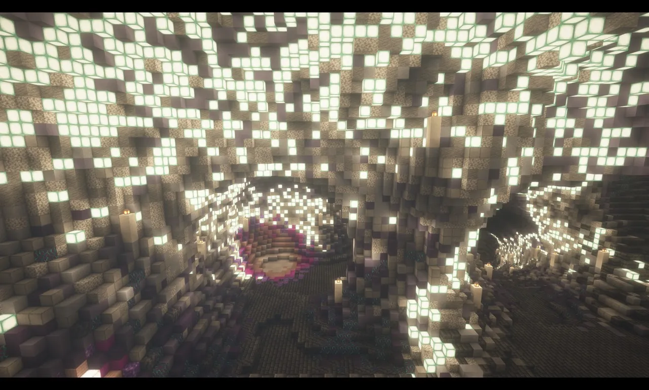 Tunnel to the portal shaft. Built for our own server