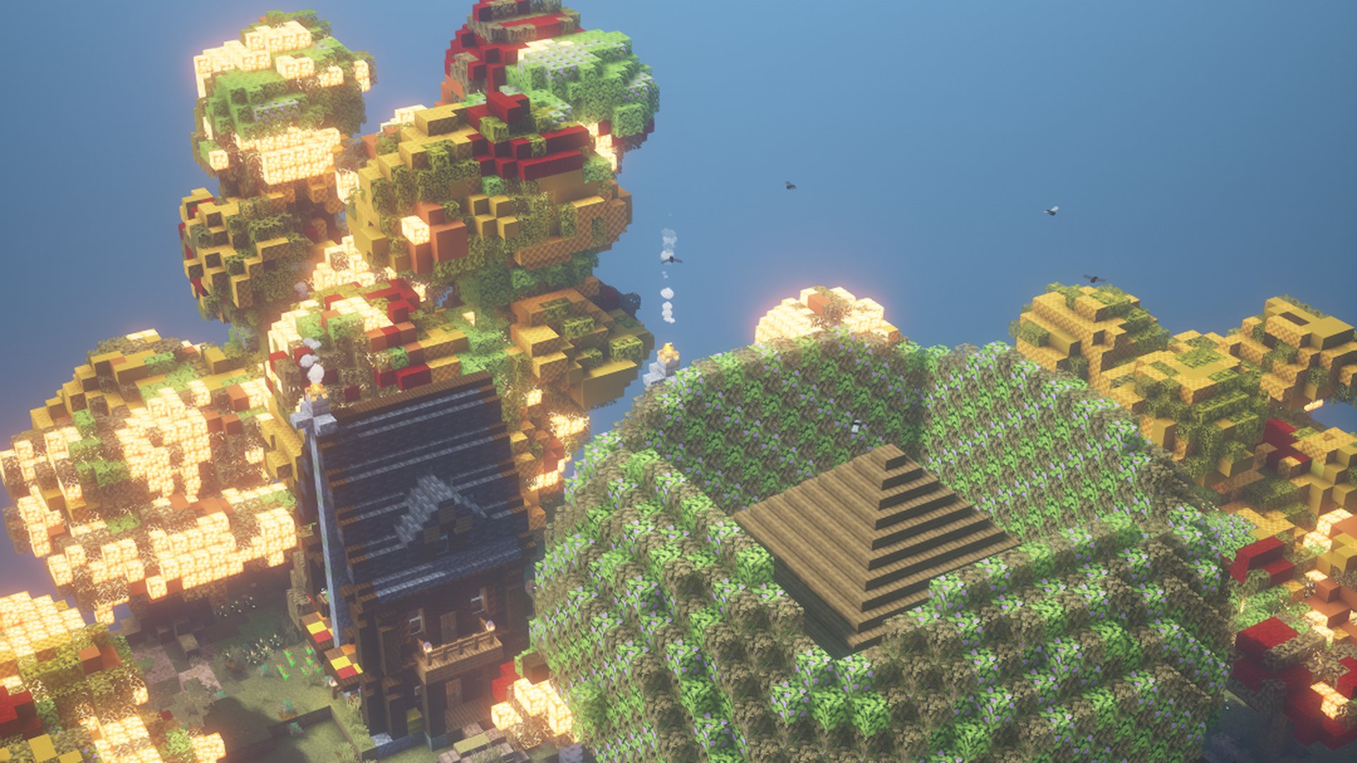 The island from above
